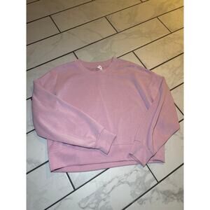 Lululemon women’s softstream crew neck 8 pink